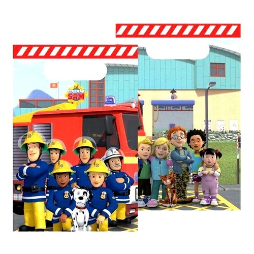 Fireman sam loot bags birthday - loot,