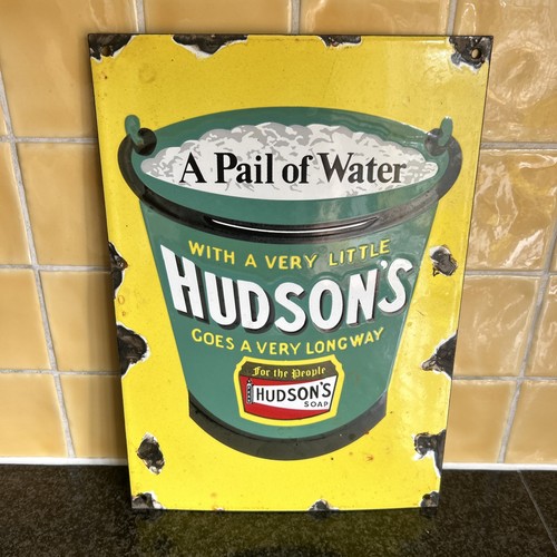 Hudsons soap pail - hudsons,