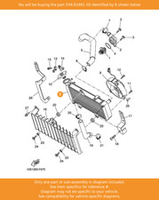 YAMAHA Radiator Comp