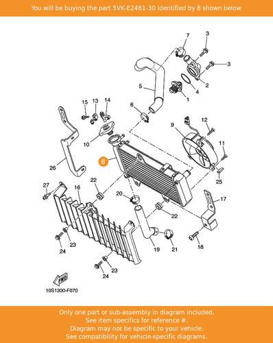 Yamaha radiator comp - yamaha,