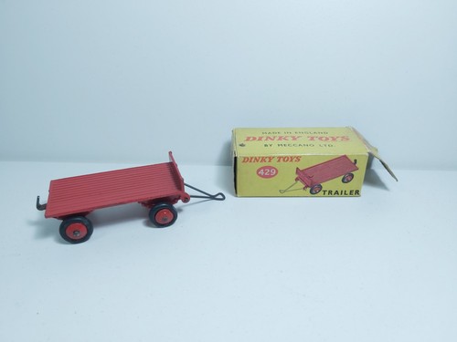 Vintage dinky toys - red, trailer