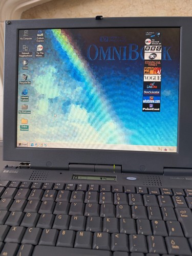 Vintage windows omnibook - windows, hp