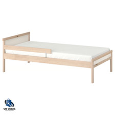 Ikea bed frame with - bed, slatted