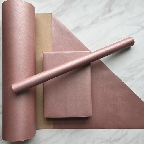 Wrapping paper pink rose gold - wrapping,