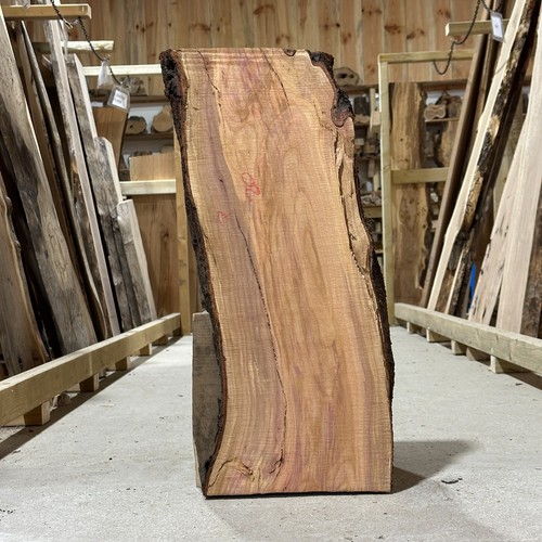 Plum sawn board blank waney - plum,