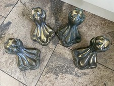 Vintage Solid Brass Lions Feet
