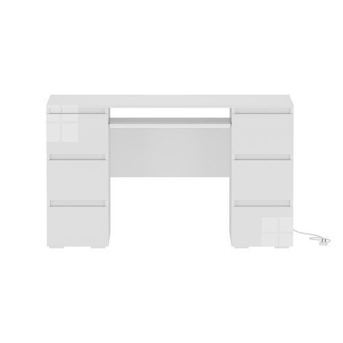 White dressing table high - table,