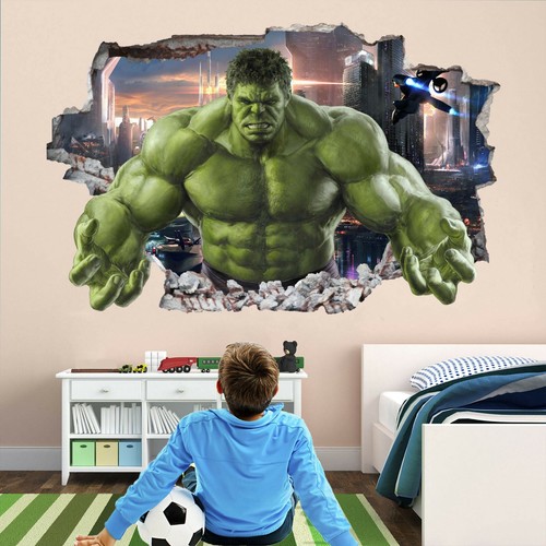 Hulk superhero wall - wall, art