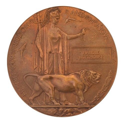 Ww1 memorial plaque harold - ww1,