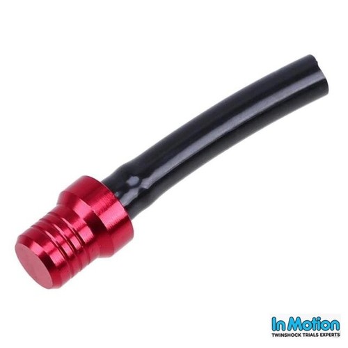 Red fuel petrol - hose, pipe