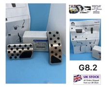 NEW GENUINE OEM MOPAR JEEP GRAND CHEROKEE AUTOMATIC STAINLESS PEDAL COVER KIT