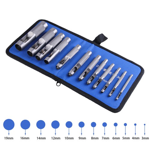 Hollow hole punch tool - 12,