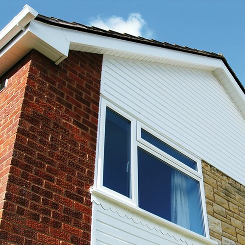 Upvc shiplap cladding 125mm - cladding, 5m
