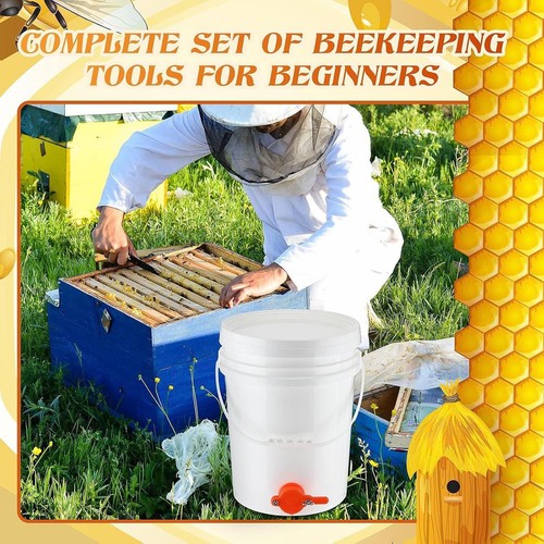 Honey pail beekeeper - honey,