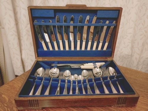Vintage piece cutlery set - vintage,