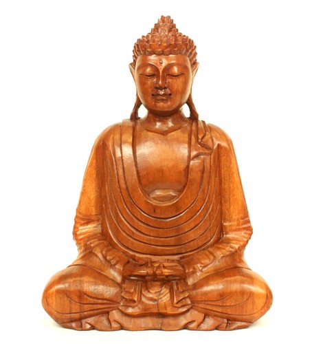 Large wooden dhyani mudra - large,