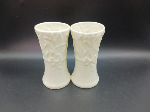 Belleek typhia spill bud vase - belleek,