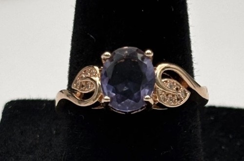 2ctw alexandrite 14k rose gold - 2ctw,