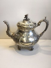 Victorian Silver Plated Tea Pot 