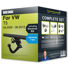 Towbar detachable for VW T5