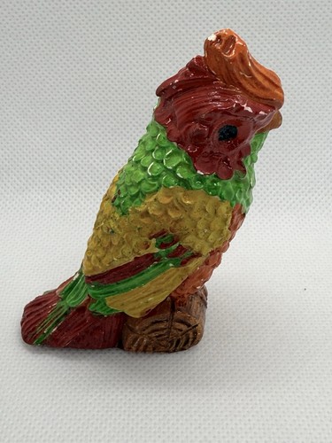 Vintage style painted parrot - vintage,