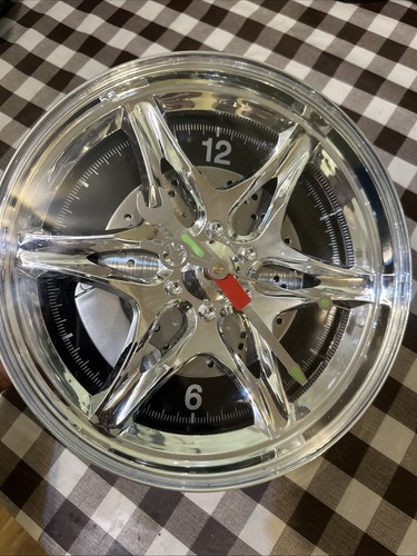 Neon alloy rim wall clock - neon,