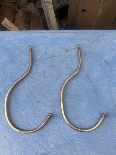 Pair antique french - pair, brass