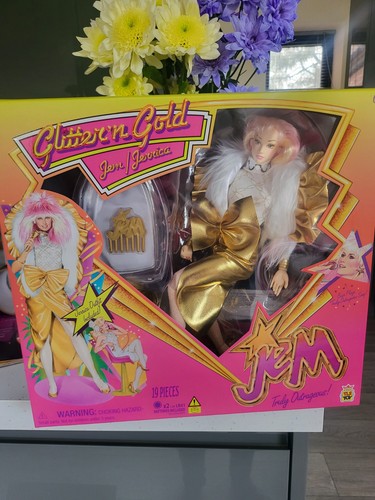 Glitter and gold jem doll - jem,