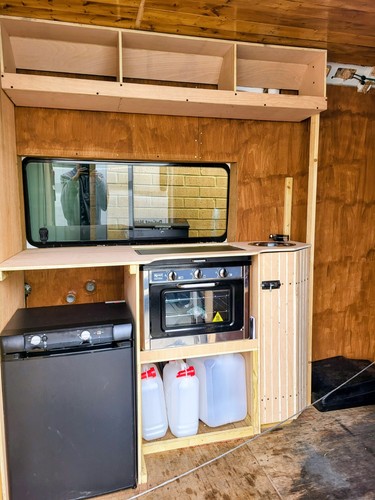 Campervan kitchen equipment - kitchen,