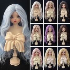 BJD Wig Soft Hair Long Curly