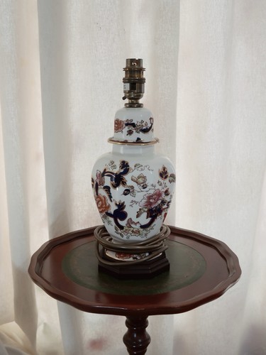 Masons ironstone mandalay lamp - ironstone,