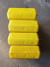 (4) Hummingbird Bassn-Bouy’s W/ Weights That Look Like Fish!!!