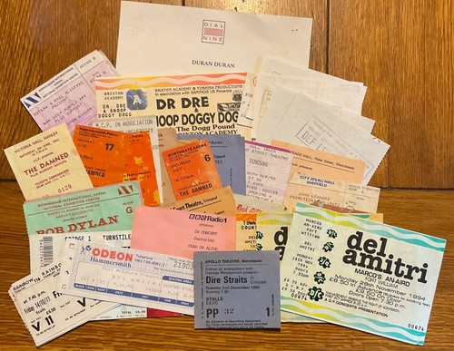 Original concert tickets - concert,