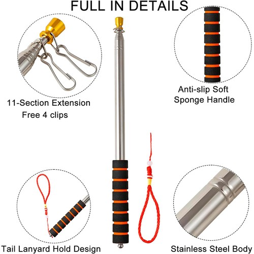 Telescopic flag pole - telescopic,