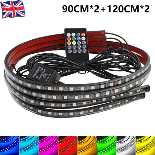 4pcs rgb led under car - car, tube