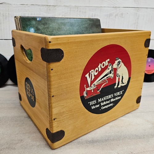 Victor record box - record, lp