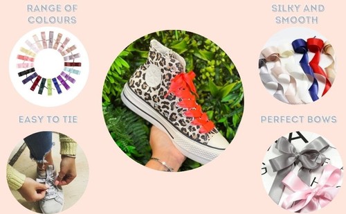 Ribbon shoe laces for hi - for, &