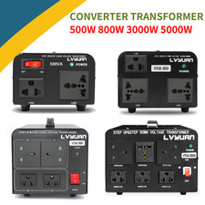 500W 800W 3000W 5000W Voltage Converter Transformer  Step Up/Down 240V to 110V