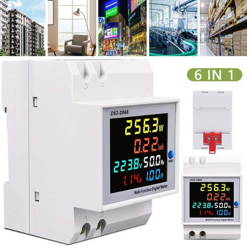 Din rail 100a lcd energy - lcd,