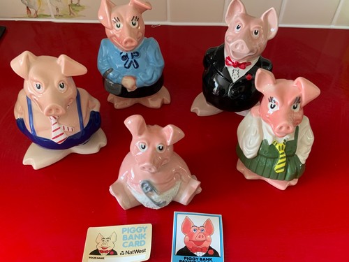 Natwest pigs full set - 5,