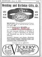 1914 Advert J C Vickery