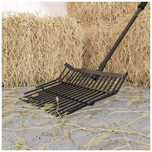 Pitchfork head steel black - head,