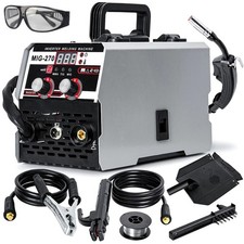 3 IN1 MIG WELDER INVERTER 270Amp MMA GASLESS TIG ARC/MIG WELDING MACHINE 220V UK