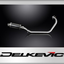 Triumph Scrambler 400X 2024-2025 Complete Exhaust 225mm Oval Carbon Silencer Can