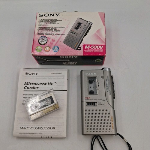 Sony 530v microcassette - sony,
