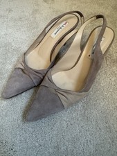 L K BENNETT TAUPE/BLUSH SUEDE