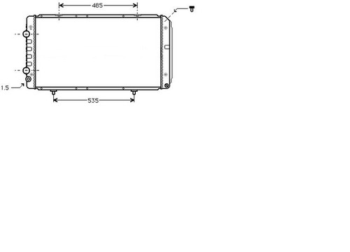 Fits peugeot boxer radiator - boxer,