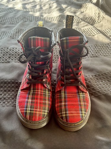 Martens 1460 tartan boots - dr,