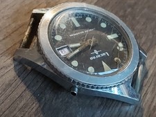 VINTAGE VERY LARGE DEEP CASE LUCERNE DIVERS STYLE TRITIUM  -SPARES REPAIR