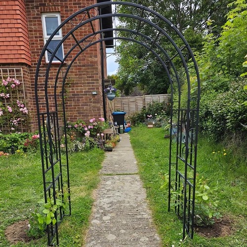 Xxl metal garden patio arch - xxl,